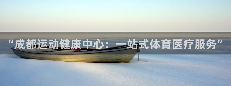 k1体育平台3915：“成都运动健康中心：一站式体育医疗服务”
